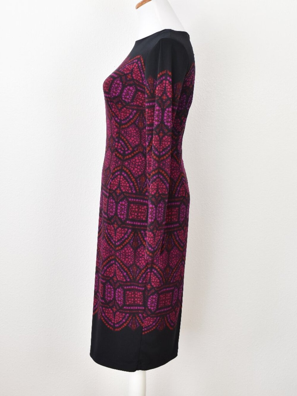Maggy London Printed Midi Sheath Dress - 4 - Picture 4 of 8